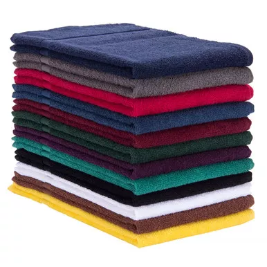 16x27 Premium Gym Towels Medium Weight 100% Cotton