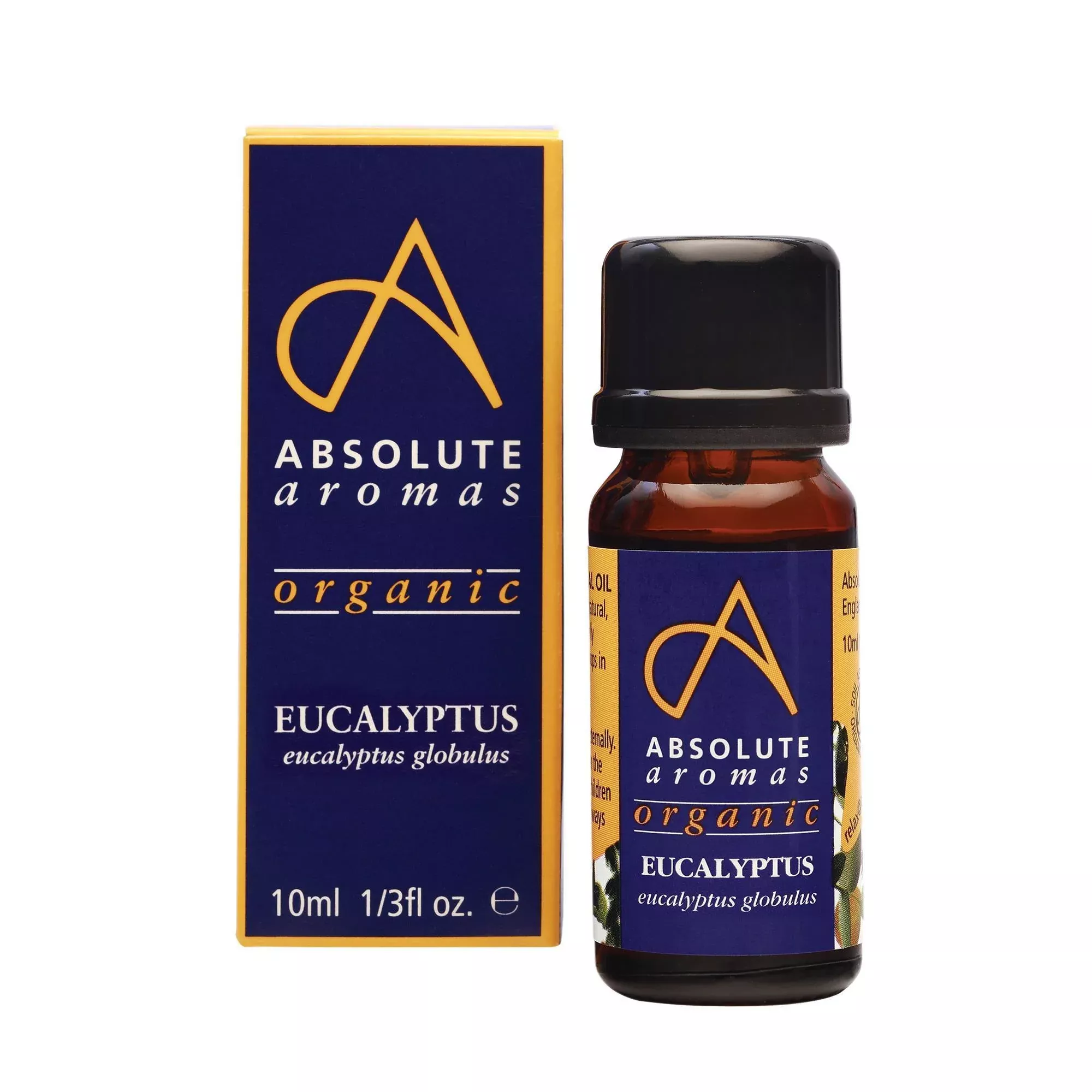Absolute Aromas Organic Eucalyptus Globulus Essential Oil, 10mL