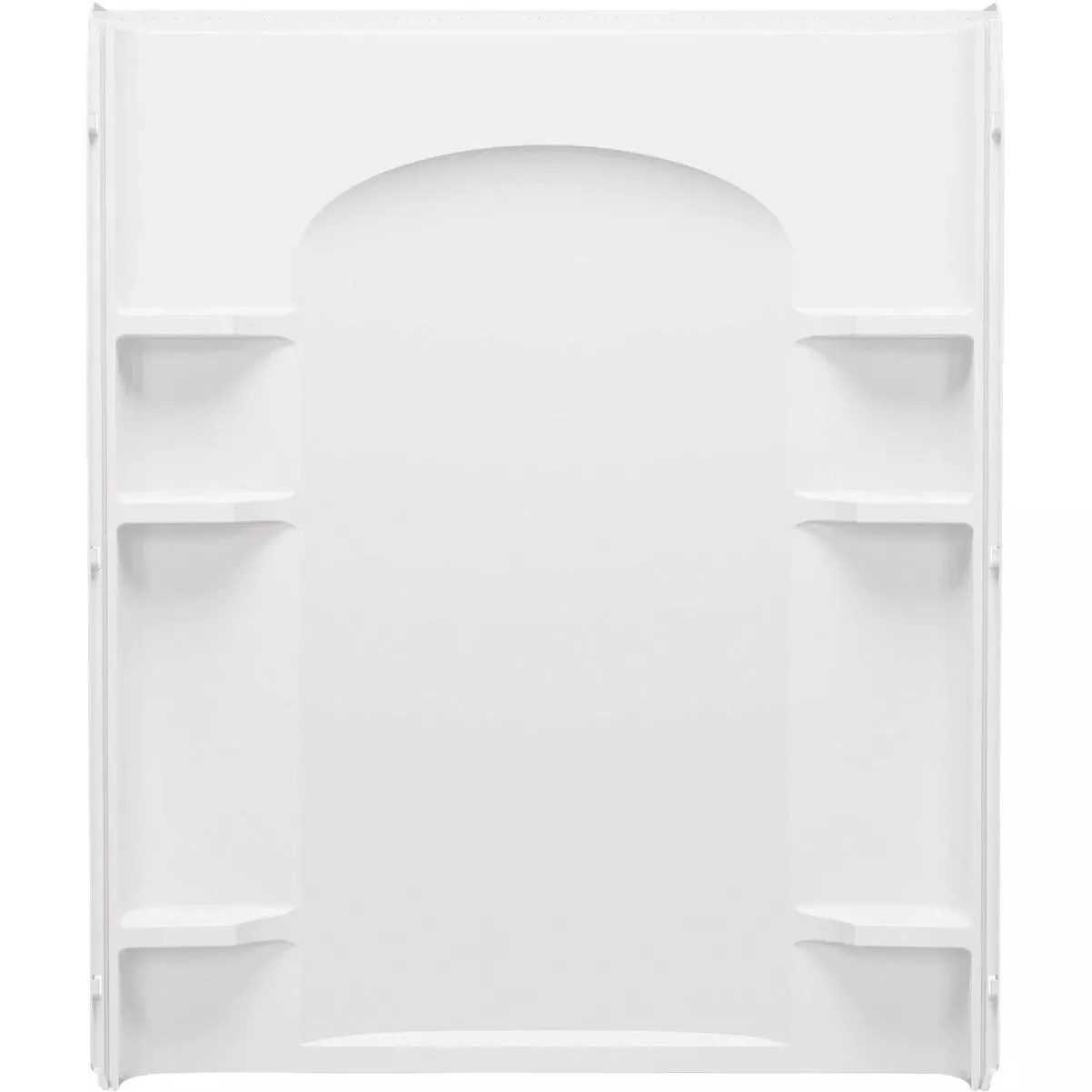Ensemble 60 In. W. X 72-1/2 In. H. White Vikrell Shower Back Wall