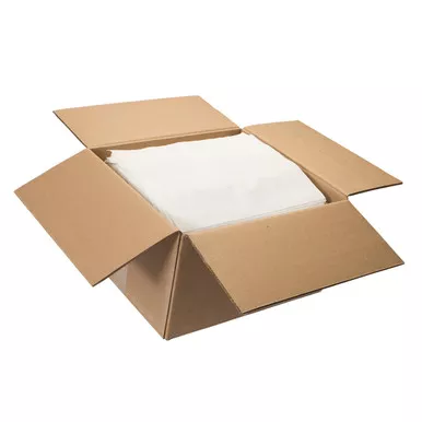 Spunlace Cloth-Like Wipers Bulk Creped Flat White