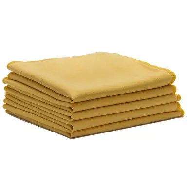 Suede Microfiber Cloths 14x14 Yellow