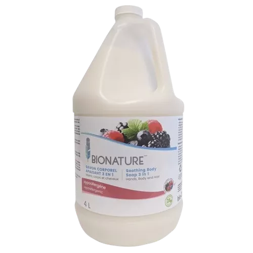 UNICA BIONATURE SOOTHING BODY SOAP 3 IN 1, 4LT